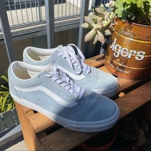 Light Blue Pig Suede Old Skools